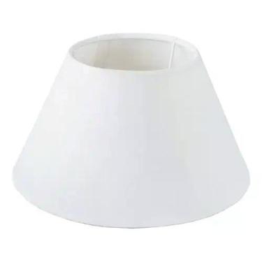 Imagem de Cupula para abajur luminaria 30x50x20cm de tecido algodão soquete Naci