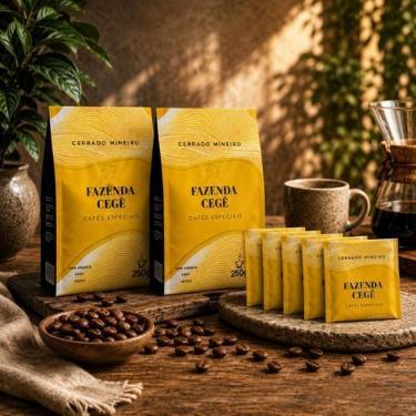 Imagem de COMBO CAFÉ ESPECIAL  2 PACOTE GRÃOS + 5 Drip Coffe  100% ARÁBICA - Faz