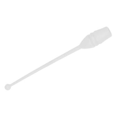 Imagem de Colaxi Barra de ginástica multifuncional, leve e, com 45 cm (17,72 polegadas), ideal para crianças e adultos praticarem, Branco