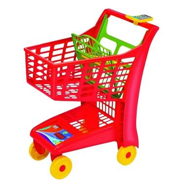 Imagem de Presente para aniversário infantil carrinho de supermercado criativo -