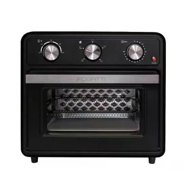 Imagem de Forno Elétrico de Bancada Air Fryer Fogatti 10058029 22L 1360W com Timer 60 Minutos Grill Preto 220V