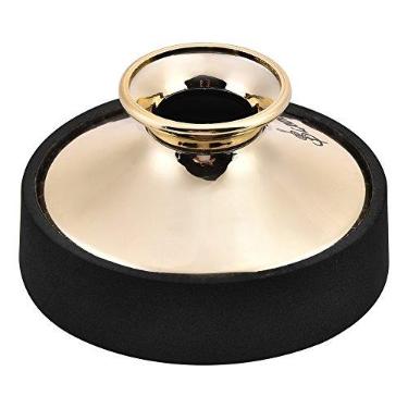 Imagem de Alto Sax Mute Silenciador de prática de saxofone alto Saxofone alto abafador leve Acessório de saxofone (ouro)