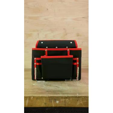 Imagem de Bolsa Cinto Ferramentas 8 Bolsos c/ Suporte Martelo - Congratulations 