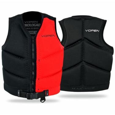 Imagem de Colete Salva Vidas Homologado Neoprene Maximus MXS22 - Vopen, Vermelho
