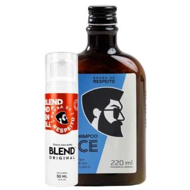 Imagem de Kit Crescimento Barba Shampoo Ice E Blend Barba De Respeito
