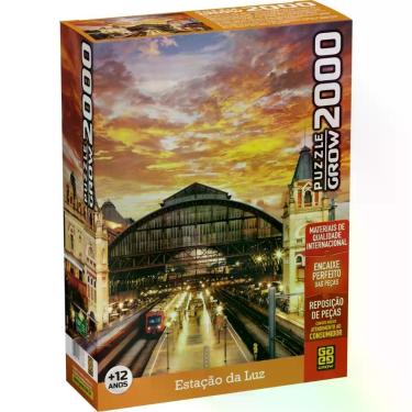 Imagem de QUEBRA-CABEÇA Cartonado Estação da LUZ 2000 Peças - Grow