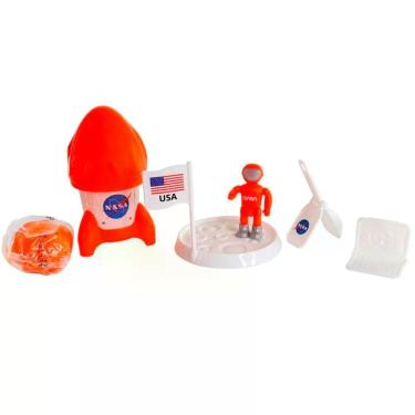 Imagem de Kit Nasa Foguete Massa De Modelar E Acessórios Articuláveis