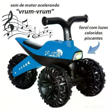 Imagem de Triciclo Infantil 3 Rodas Motoca de Equilíbrio Com Luz E Som Rider até