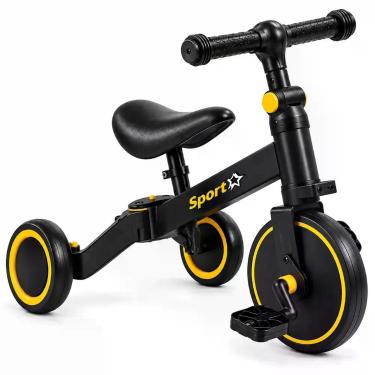 Imagem de Bicicleta de Equilibrio Triciclo Infantil 3 em 1 Sem Pedal 3 Rodas par