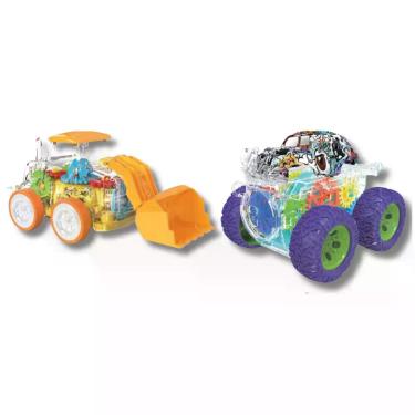 Imagem de Kit 2 Carrinhos Infantis Sortidos Coloria