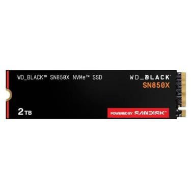 Imagem de WD_BLACK, SSD SN850x 2TB NVMe M.2 2280 (Leitura até 7300MB/s e Gravação até 6600MB/s)