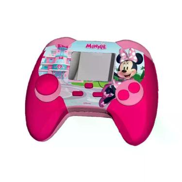 Imagem de Minigame Infantil Portátil Minnie com Tela Embutida Roxo Candide 18CM