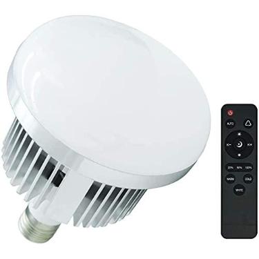 Imagem de Lâmpada LED de 85W com temperatura de cor e potência regulável fotografia filmagem 3000K a 5500K