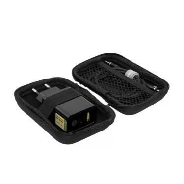 Imagem de Kit Viagem USB-C para USB-C, Mistertech, Preto