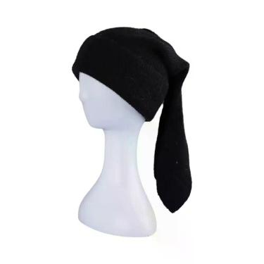 Imagem de Gorro Feminino De Inverno Com Orelhas De Coelho, Macio, Quente E Fofo,