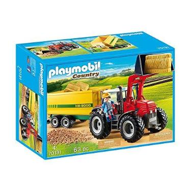 Imagem de Playmobil - Trator com Reboque