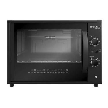 Imagem de Forno Elétrico de Bancada Nardelli Top 60 Black 60 Litros 220V Preto,