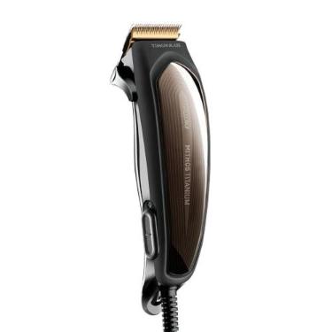 Imagem de Cortador de Cabelo Mallory Mithos Titanium 6,5W, Com 13 Acessórios, Lâminas de Titânio - 127V
