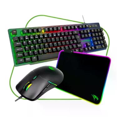 Imagem de Kit Gamer Viper Pro Naja Teclado, Mouse E Mousepad