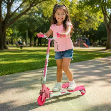 Imagem de Patinete Infantil Dobrável - Rosa UNITOYS