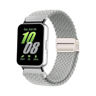 Imagem de Pulseira Magnética Ajustável De Nylon Para Samsung Galaxy Fit3, Acessó