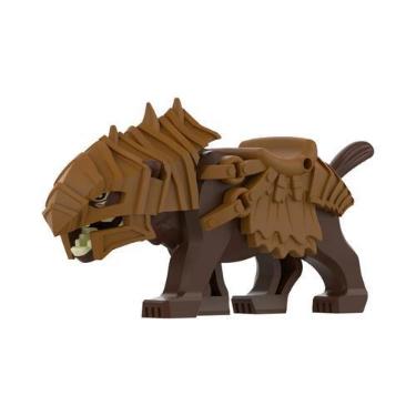 Imagem de Cavalo de Guerra Medieval com Armadura - Blocos de Construção e Mini F