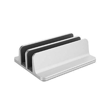 Imagem de Suporte vertical Btuty para Laptop, Liga de alumínio, Ajustável, 2 lugares