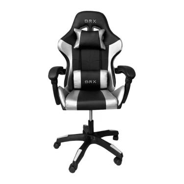 Imagem de Cadeira Gamer Brx Impact Silver
