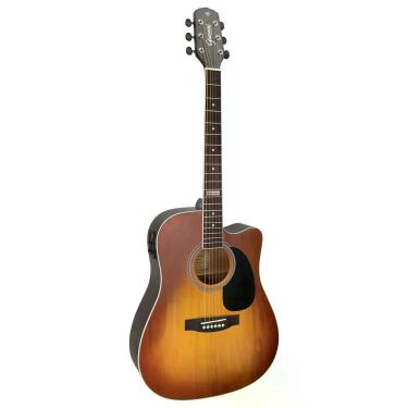 Imagem de Violão Folk Eletroacústico Cutaway Gf1D Ceq Hb Honey Burst