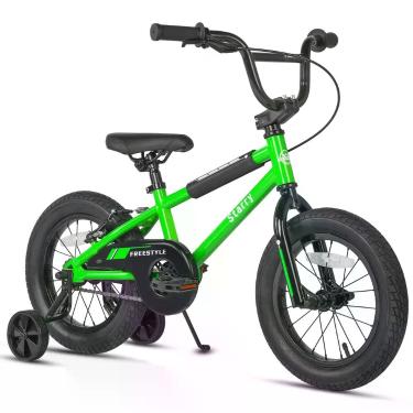 Imagem de Bicicleta Infantil cubsala 14" BMX com Rodinhas de Treinamento Verde