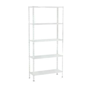 Imagem de Estante EAF005 sem Porta 5 Prateleiras Aço 80CM Branco Elite Aço