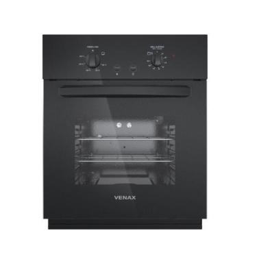 Imagem de Forno de Embutir a Gas Venax 51,8L Totale Nero GIII, 220V