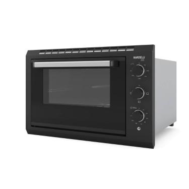Imagem de Forno Elétrico de Embutir 50 Litros E50 Preto com Grill e Luz Interna