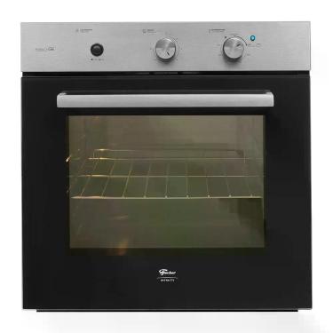 Imagem de Forno a Gás de Embutir Fischer Infinity 78L com Grill Inox Porta de Vidro Duplo e Timer 110V