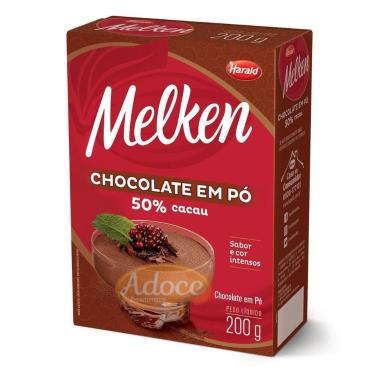Imagem de Chocolate melken em pó harald 200g, 50% CACAU