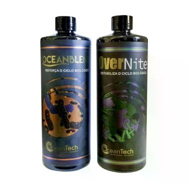 Imagem de Kit Condicionador Agua Over Nite 500ml + Ocean Blend 500ml - Oceantech