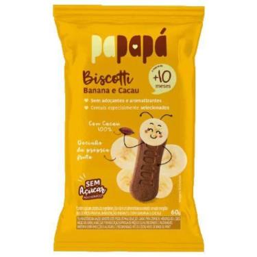 Imagem de Biscoito Infantil Papapá Zero Açúcar Banana e Cacau 60g