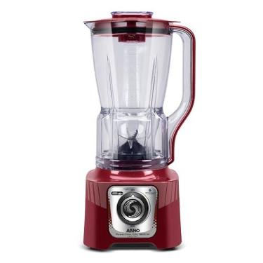Imagem de Liquidificador Arno Powermax 1200W XXL LN86, Carmim, com 6 Lâminas Powelix Pro, Copo de 2.25L, Tecnologia Autolock Anti Vazamento e Limpeza Fácil, 110V