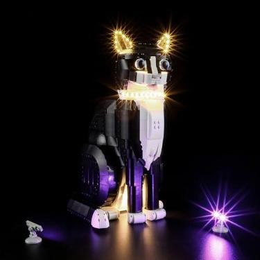 Imagem de LIGHTAILING Luz para gato de smoking 21349 - Kit de iluminação LED compatível com o modelo de blocos de construção - não está incluído no conjunto de modelos