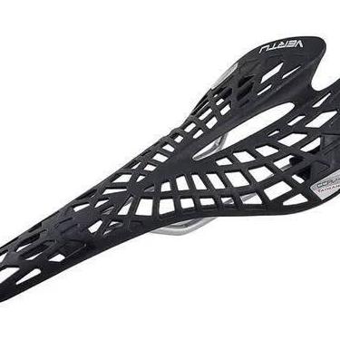 Imagem de Banco Bicicleta Vertu Spider Vazado Preto Anatômico Leveza que Faz Dif