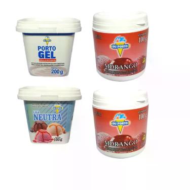 Imagem de Sorvete Kit Fazer Em Casa Emulsificante, Base, Liga Neutra - Du Porto,