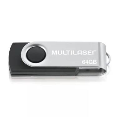 Imagem de Pen Drive 64GB, Multi Pd590 Twist, USB 2.0
