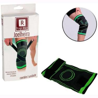 Imagem de Joelheira Neoprene Elástica tiras autocolantes Músculo Articulações  -