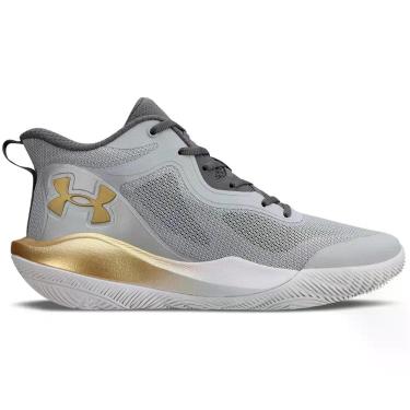 Imagem de Tênis de Basquete Masculino Under Armour Bankshot, Cinza, 39