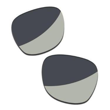 Imagem de LenzProse Lentes de reposição polarizadas de 1,5 mm para óculos de sol inteligentes Ray-Ban Meta Wayfarer RW4012 50 mm (Gen2), Cinza fotocromático a cinza escuro polarizado - 1,5 mm, 50mm