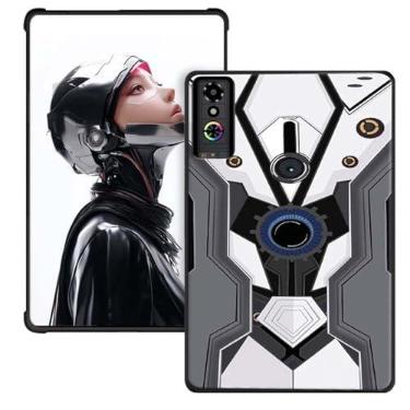Imagem de Capa para tablet gamer RedMAGIC Astra 23.0 cm, design fino fosco TPU macio capa protetora para ZTE Nubia RedMAGIC Tablet 3 Pro, antiarranhões, à prova de choque, branca