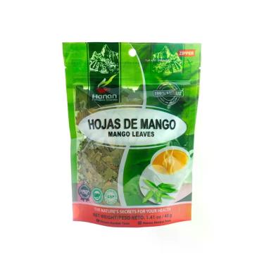 Imagem de Chá de Folhas de Manga Hanan 40g Solto  Sem Cafeína