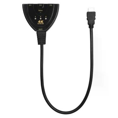 Imagem de Chave Seletora Hub Hdmi Evus Entradas X1 Saída