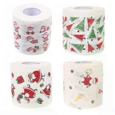 Imagem de Papel Toalha Temático De Natal Para Mesa Posta E Ceia - Genérico