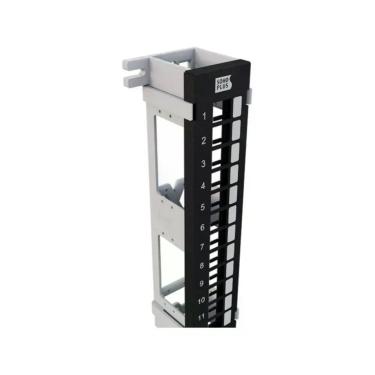 Imagem de Patch Panel Descarregado 12 Posições para Organização de Cabos em Ambientes Corporativos Sohoplus
